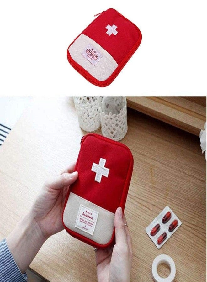 Vroxy Multipurpose Backpacking Camping Cycling Travel Car Survival Pouch Multi-Layer Emergency Hiking Medium First Aid Pouch for Travel Medicine Pouch (1Pcs) - Image 5